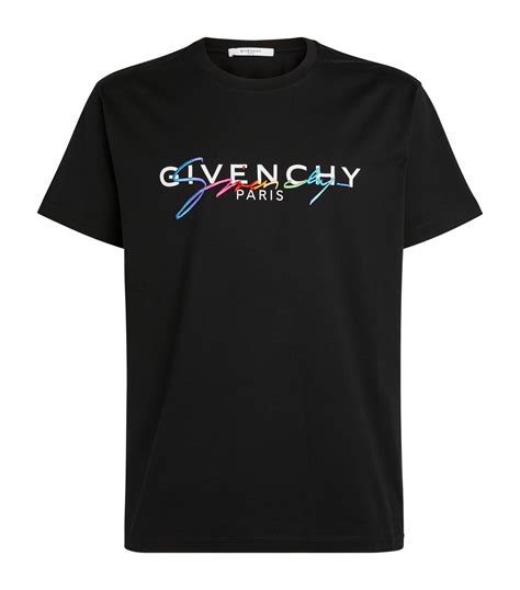 givenchy rainbow t shirt|givenchy t shirts for men.